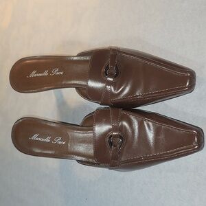 Women's Marcello Paci Leather Mules
